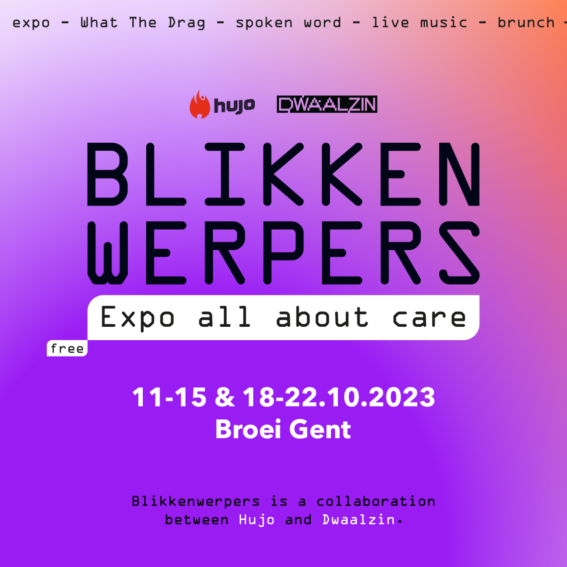 Blikkenwerpers: All About Care (vernissage + live performances)