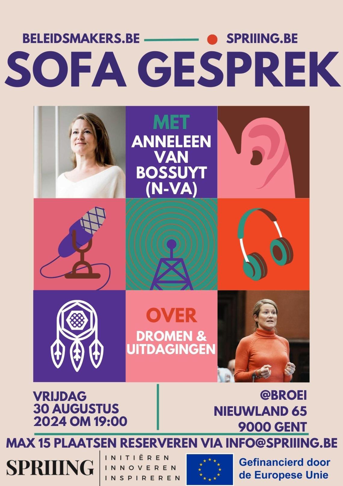 Sofa gesprek with Anneleen Van Bossuyt