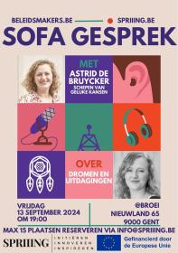 Sofa Gesprek met Astrid De Bruycker